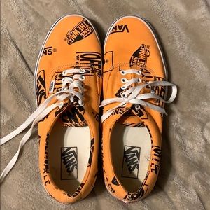 Size 10.5 Men’s Tangerine Old-school Vans